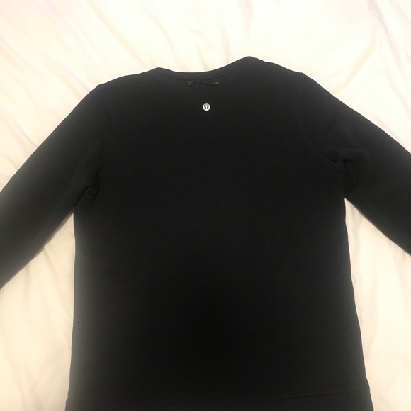 Lululemon Black Crew Neck Sweater - Picture 2 of 3